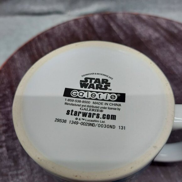 Star Wars Themed Ceramic Coffee Mug Set Featuring Classic Characters & Iconic De - Picture 16 of 16